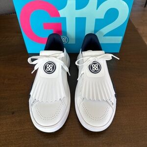 G/Fore Womens Leather Kiltie G.112 Golf Shoes SneakerS Snow/Twilight Sz 9.5 NEW
